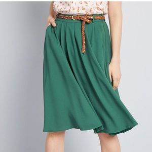 ModCloth Tiger Lilies Skirt NWOT